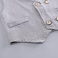 Eboo Boys Waistcoat with Striped Shirt and Trousers Set