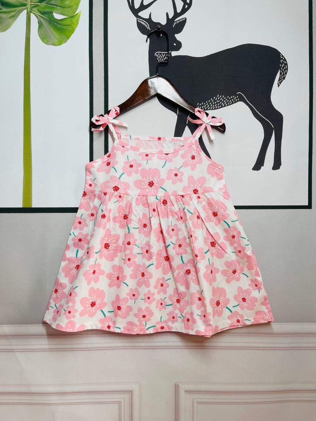 Eboo Adorable Pink Floral Sundress