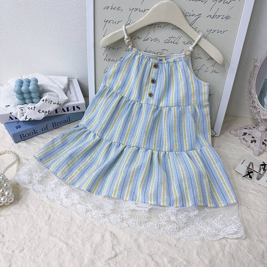 Eboo Girls Princess Sleeveless Dress with Hat