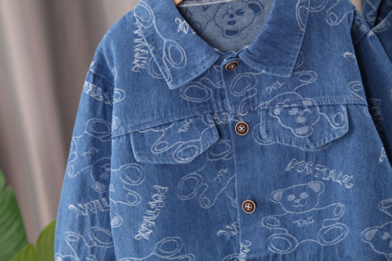 Eboo Teddy Bear Print Jacket & Pant Set
