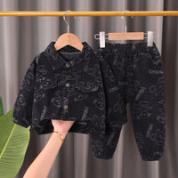 Eboo Teddy Bear Print Jacket & Pant Set
