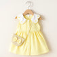 Eboo Baby Girls Fashion Cute Sleeveless Sweet Heart Print Dress Bag Set