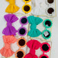 Eboo Flower Sunglasses with Bow Headband Set for Kids and Toddlers, Perfect for Summer Parties and Costumes
