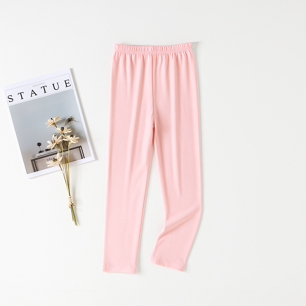 Eboo Girls Trouser Pajama Tights for Toddler & Kids (PINK)