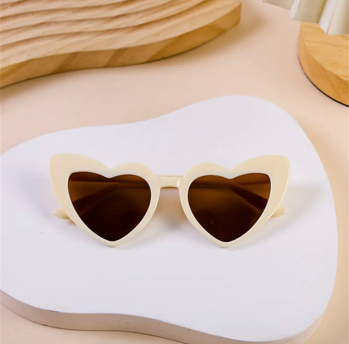 Eboo Kids Heart Sunglasses Trendy Girls Glasses Heart Shape