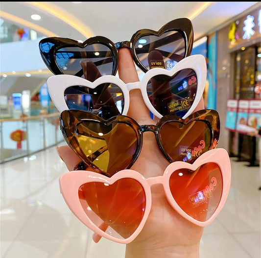 Eboo Kids Heart Sunglasses Trendy Girls Glasses Heart Shape