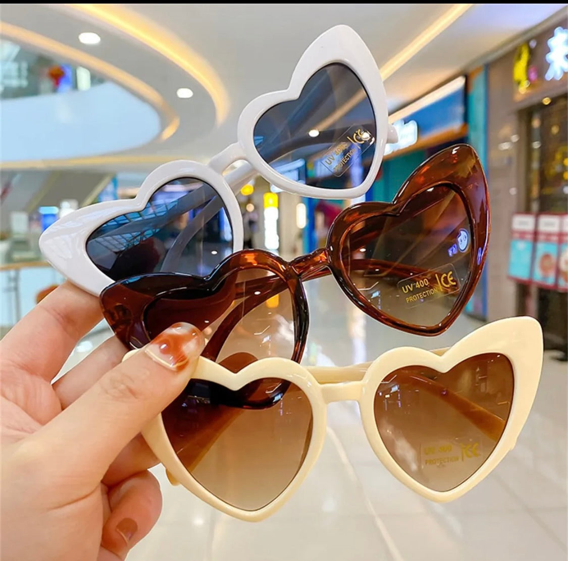 Eboo Kids Heart Sunglasses Trendy Girls Glasses Heart Shape