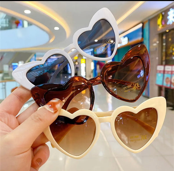Eboo Kids Heart Sunglasses Trendy Girls Glasses Heart Shape