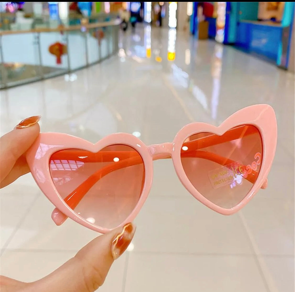 Eboo Kids Heart Sunglasses Trendy Girls Glasses Heart Shape
