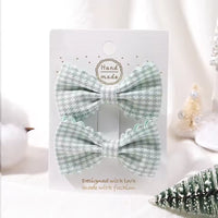 Eboo High Quality Solid Color Kids Bows Hair Clips