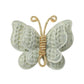 Eboo Handmade Knitted Colorful Butterfly Hair Clips Soft Solid Color