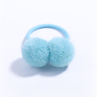 Eboo Kids Candy Color Elastic for Pony Tail Hair Ties with Sweet Ball Design Baby Girls