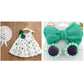 Eboo Summer Skirt with Hat Dress set  (GREEN).
