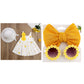 Eboo Summer Skirt with Hat Dress set (Yellow)