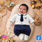 Eboo Stylish Baby Boy’s Romper with Tie