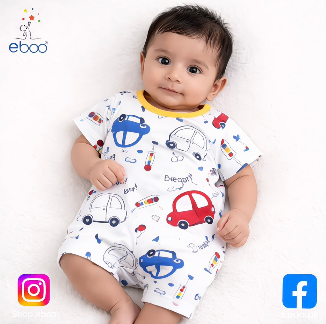 Eboo Newborn Romper Cute,Comfortable,Soft