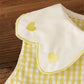 Eboo Baby Girls Sleeveless Heart Print Dress+Bag Set (YELLOW)