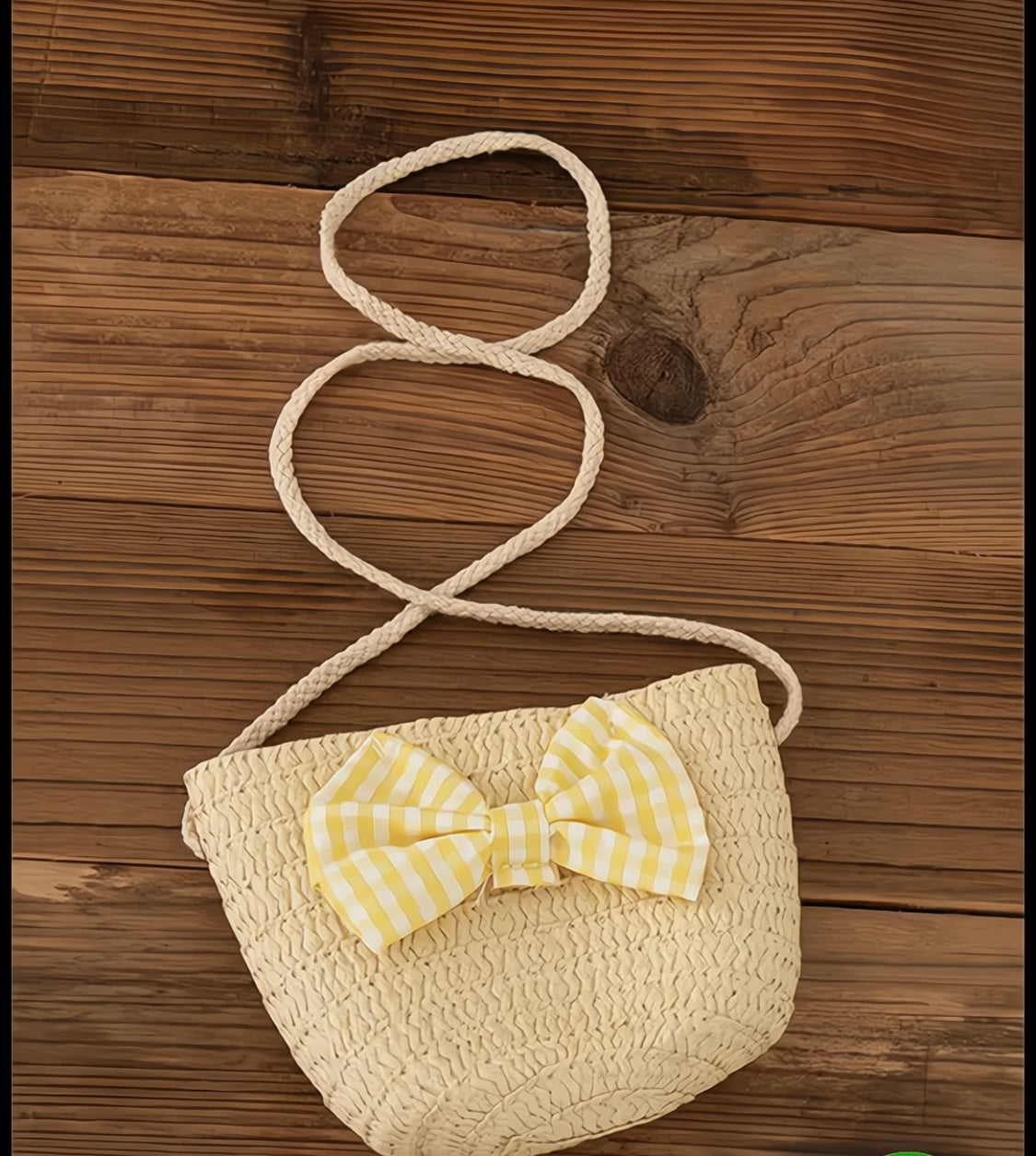 Eboo Baby Girls Sleeveless Heart Print Dress+Bag Set (YELLOW)