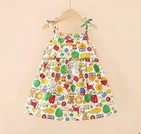 Eboo Flower Printed Girl Summer Dress