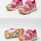 Eboo Rainbow Stripe Kids Sneakers with Velcro Strap
