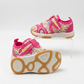 Eboo Rainbow Stripe Kids Sneakers with Velcro Strap