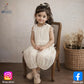Eboo Girl's Princess Style Set Summer New Children Baby Casual Hollow Lace T-shirt+Pants 2pcs Suit