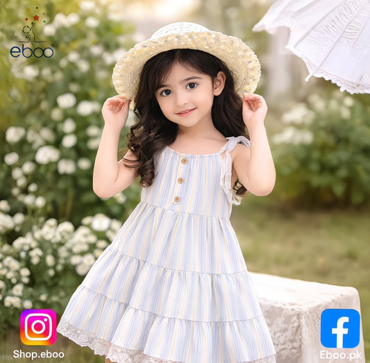 Eboo Girls Princess Sleeveless Dress with Hat