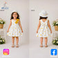 Eboo Summer Skirt with Hat Dress set (Yellow)