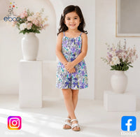 Eboo Girls One Shoulder Playsuit - Jumpsuit for Girls