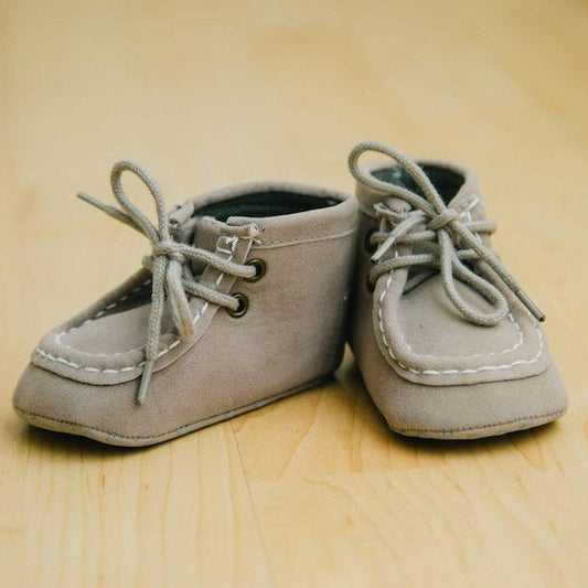 Eboo Lace-Up Faux Suede Baby Ankle Boots