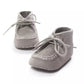 Eboo Lace-Up Faux Suede Baby Ankle Boots