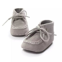 Eboo Lace-Up Faux Suede Baby Ankle Boots