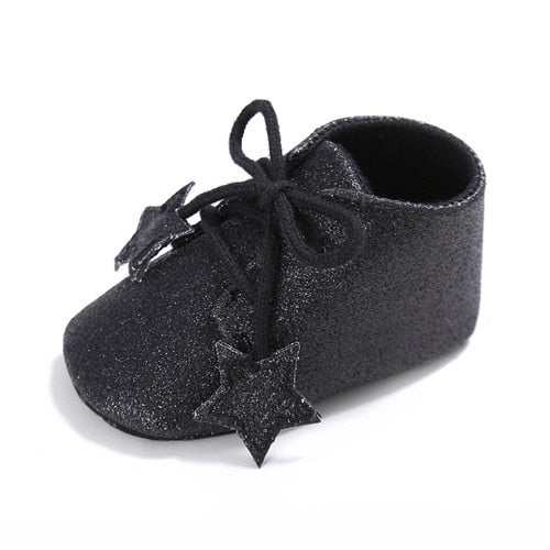 Eboo Baby's First Star Glitter Soft Sole Shoes