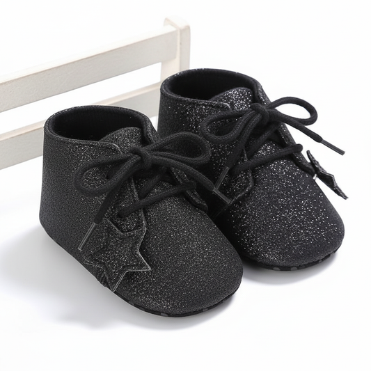 Eboo Baby's First Star Glitter Soft Sole Shoes