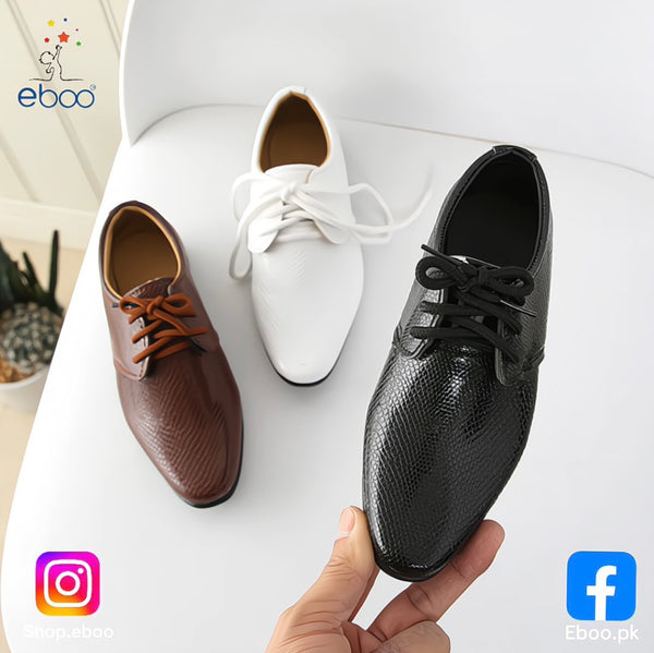 Boys Formal Dress Shoes Ã¢?? Classic Lace-Up Party & Wedding Shoes