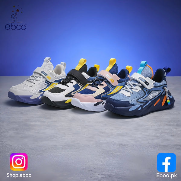 Eboo Kids Fashion Sports Sneakers Ã¢?? Breathable Anti-Slip Casual Running Shoes