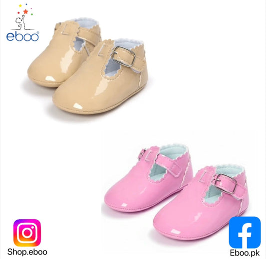 Eboo Baby Girls Patent Leather Shoes