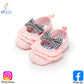 Eboo Baby Pink Shoes with Black & White Bows