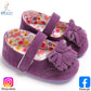 Eboo Purple Fringe Baby Sandals