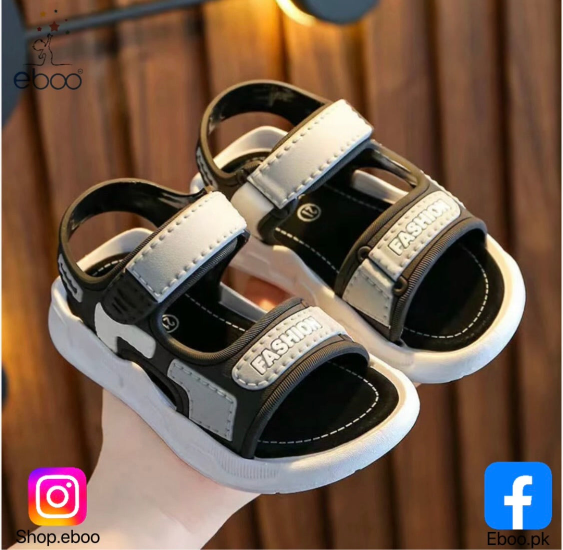 Eboo Children's Sandals Non-slip Sports Student Shoes Kids