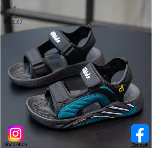 Eboo Boys' Stylish Open-Toe Sandals - Cool & Comfortable * with Straps, Soft PVC Sole
