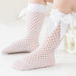 Eboo Big Bow Mesh Socks for Baby Girls