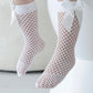 Eboo Big Bow Mesh Socks for Baby Girls