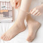 Eboo Ultra Thin Invisible Grip Socks for Women – Non-Slip Sheer Nylon Ankle Socks