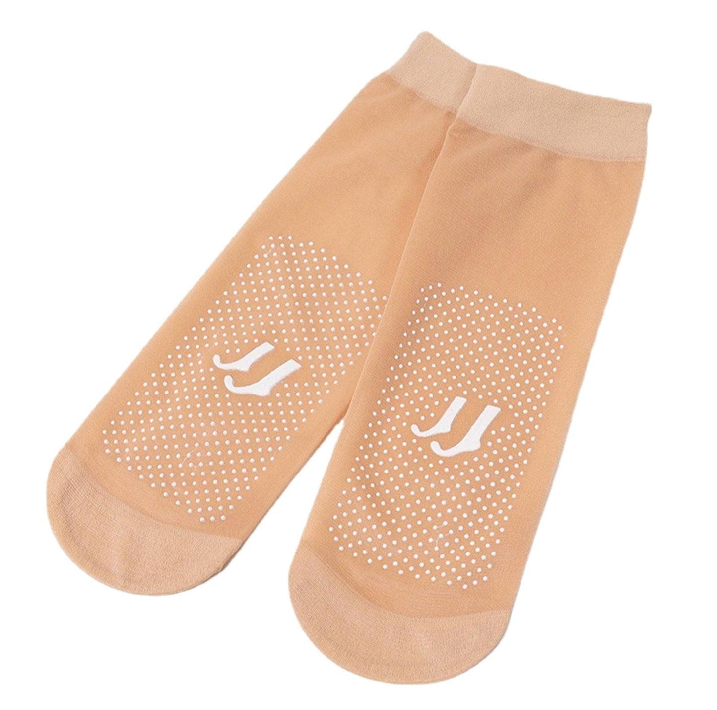 Eboo Ultra Thin Invisible Grip Socks for Women – Non-Slip Sheer Nylon Ankle Socks