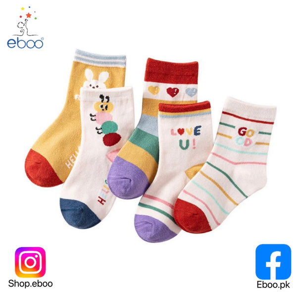 Eboo 5 pairs of children's socks set