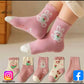 Eboo Pack of 5 Girls’ Cute & Comfortable Socks – Assorted Colors & Styles