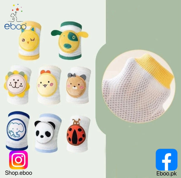Baby Crawling Knee Pads – Soft Anti-Slip Knee Protectors for Infants