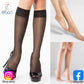 Eboo Women'S Nylon Socks Knee High Stockings Ultrathin Summer Lace Crew Sock