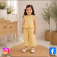 Eboo Baby Girls Checkered Sleeveless Frill Top & Wide Leg Pants Co-Ord Set